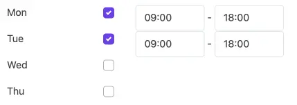 Set office hours