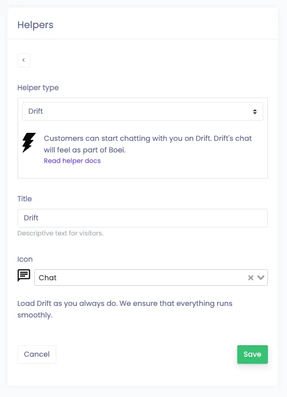 Adding Drift