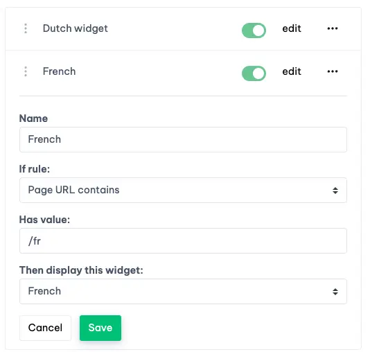 All language conditions