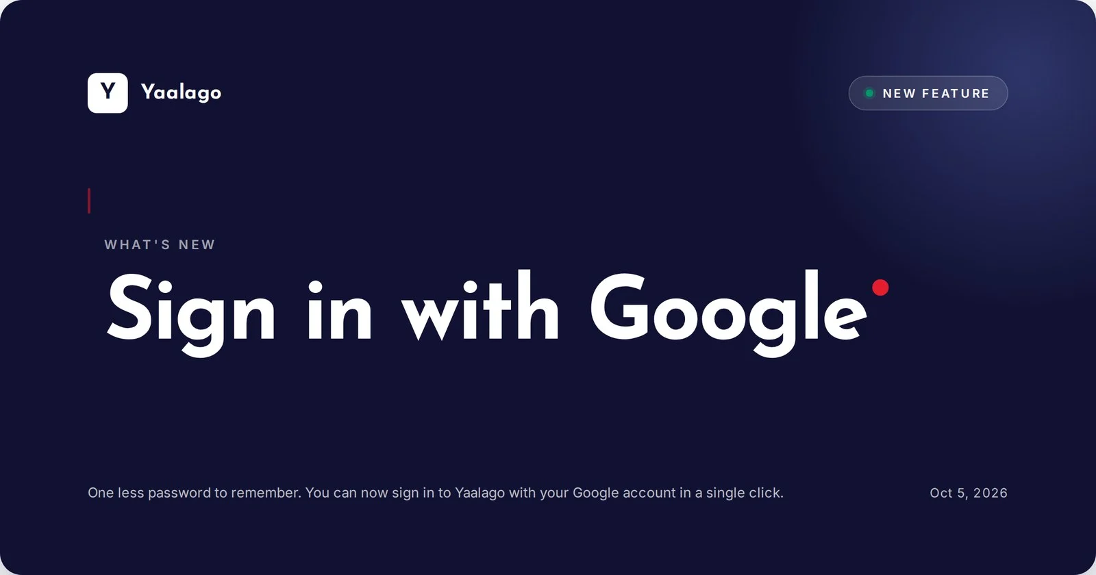 Sign in with Google