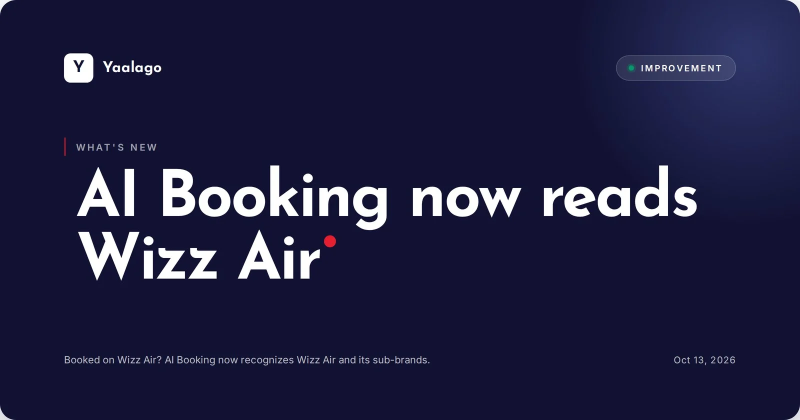 AI Booking now reads Wizz Air